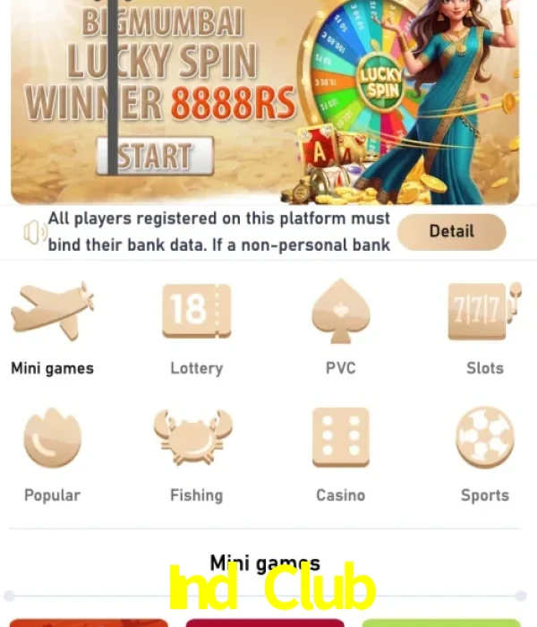 Ind Club login